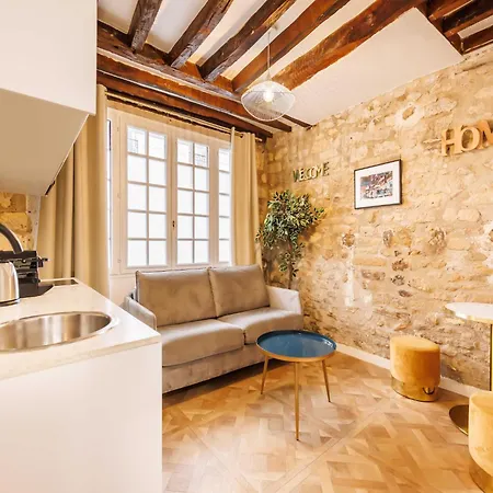 Chic, Comfortable Flat Near Rue Montmartre